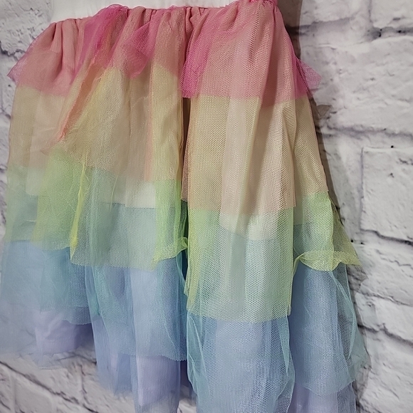 Zunie Girl 3T Trendy Comfortable Unicorn Tulle Skirt Tutu Dress Sleeveless - Picture 3 of 7